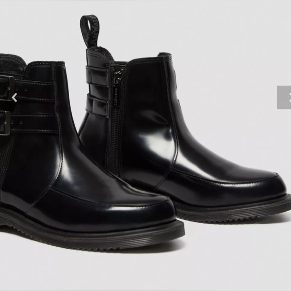 Dr. Martens Flora II Buckle Boots - Picture 2 of 10
